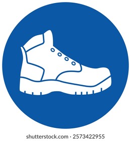 No open toed shoes warning sign