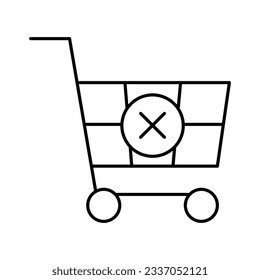 No order Outline Vector Icon that can easily edit or modify

