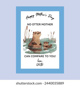 No Otter Mother Card for Mom