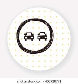 no overtaking doodle