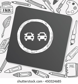 no overtaking doodle