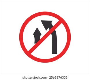 No Overtaking Sign png and jpg illustration