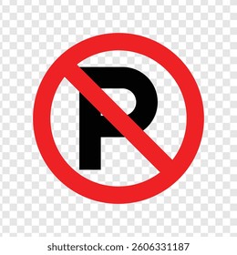 no park sign flat design