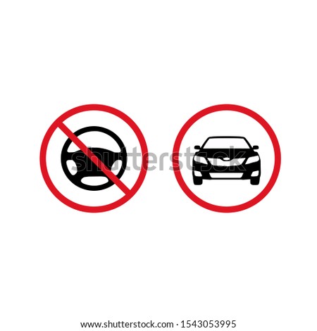 No parking or driving in the area.