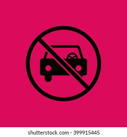 No Parking Icon. Eps-10.