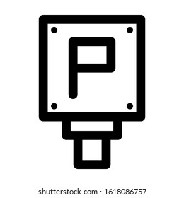no parking icon isolated sign symbol vector illustration - high quality black style vector icons
