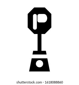 no parking icon isolated sign symbol vector illustration - high quality black style vector icons
