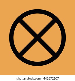 No parking icon vector sign