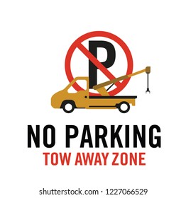 No parking sign
