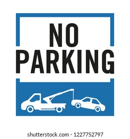 No parking sign