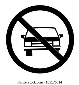 No parking sign