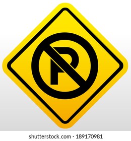 No parking sign
