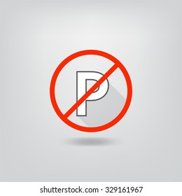 No parking sign