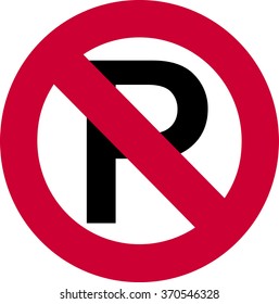 No parking sign
