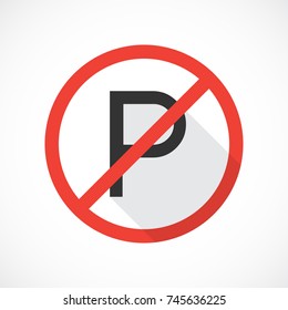 No parking sign