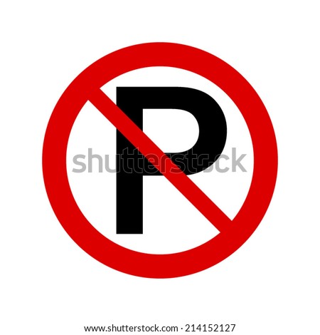 No parking sign