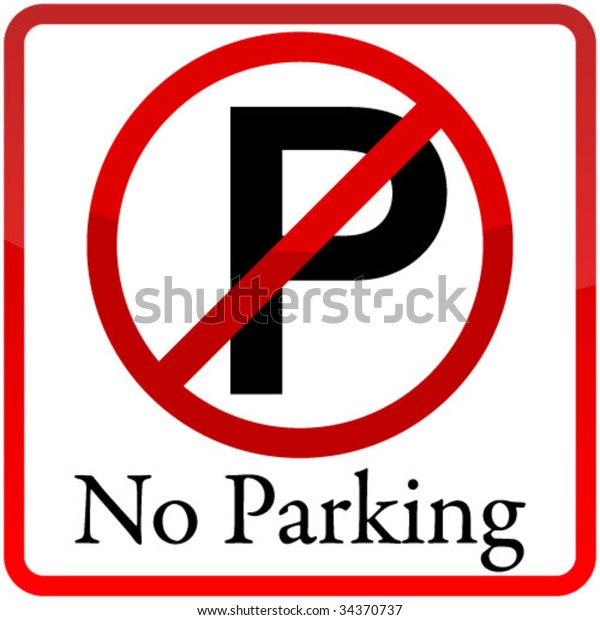 No Parking Sign のベクター画像素材 ロイヤリティフリー