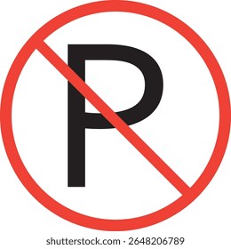 No Parking Sign Displayed Prominently