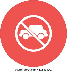 No, parking, sign icon vector image. Can also be used for traffic signs. Suitable for web apps, mobile apps and print media.