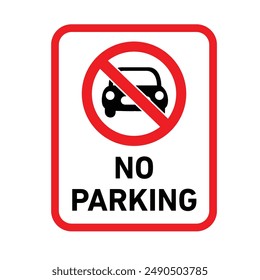 No Parking Sign Road Traffic Car Parking Sign NEW