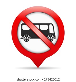 No parking sign, vector eps10 illustration