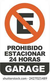No hay ilustración vectorial de señal de estacionamiento
