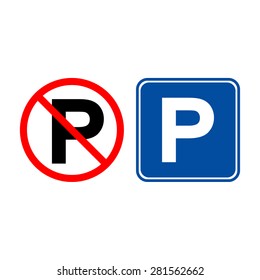 No Parking. Parking space