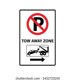 No parking , Tow away zone