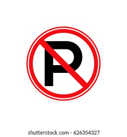 no parking traffic icon