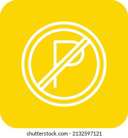 Keine Parken-Vektorgrafik-Design-Illustration