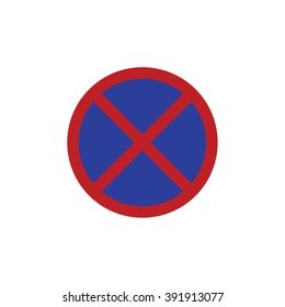No parking vector sign