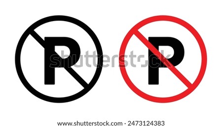 No parking zone indicating unauthorized vehicles will be towed