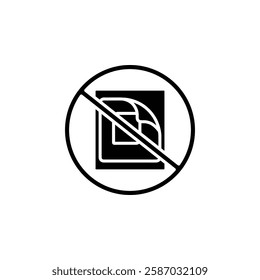 no patch icon Simple thin line logo