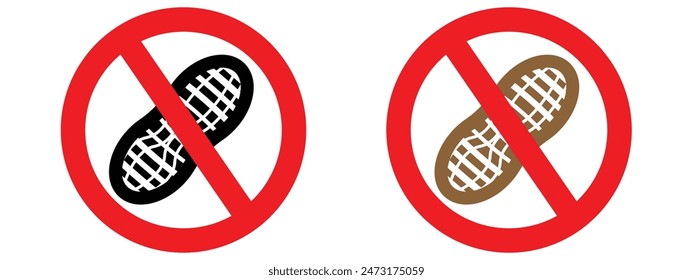 No Peanut Allowed Sign Prevent Allergic Reactions with Allergy Alerts