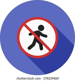 No pedestrian crossing