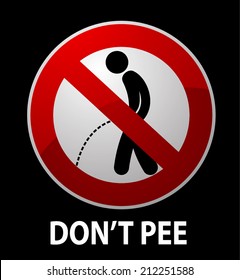 No peeing symbol