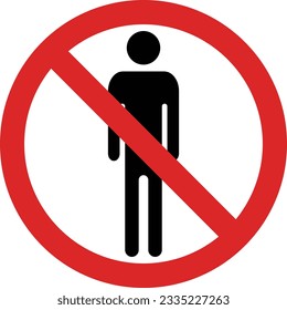 No se permite a nadie firmar vector. Introduzca el signo de prohibición
