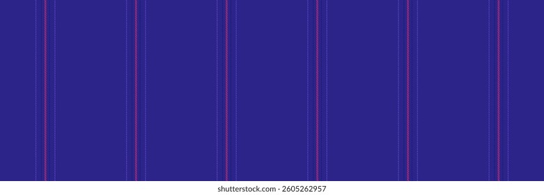 No people lines vector fabric, costume texture vertical background. Satin textile stripe pattern seamless in indigo and blue colors palette.
