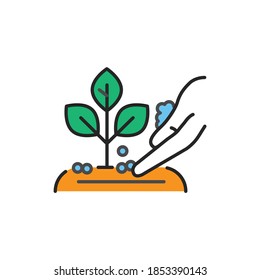 No pests color line icon. Pictogram for web page, mobile app, promo.