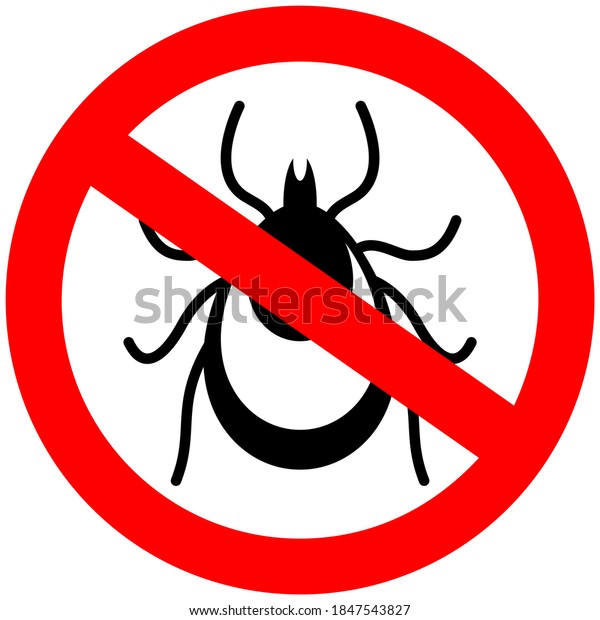 No Pests Vector Sign Isolated On Stock Vector (Royalty Free) 1847543827