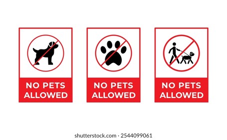 No se admiten mascotas Icon Sign Tablero