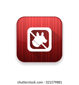 no pets  icon
