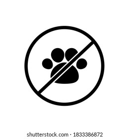 icono de vector no mascotas. Eps. 10.