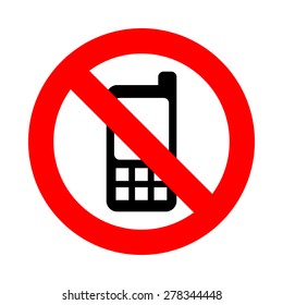 No Phone icon great for any use. Vector EPS10.