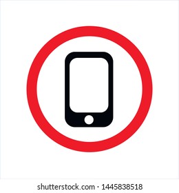 no phone icon no telephone symbol vector