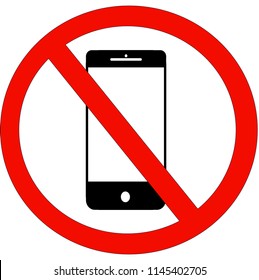 no phone icon vector symbol
