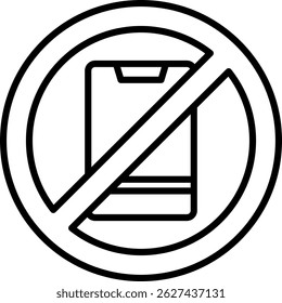 No Phone New Creative Icon Design Vector