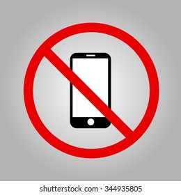 No phone sign