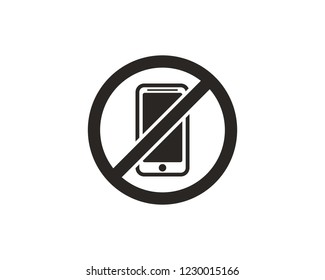 No Phone, No Smartphone Sign Symbol