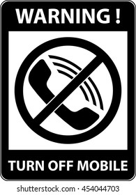 No phone, telephone, cellphone and smartphone prohibited symbol. Sign indicating the prohibition or rule. Warning and forbidden. Flat design. Vector illustration. Easy to use and edit. EPS10.